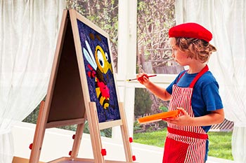 Cavalletto pittura per bambini 